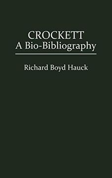 portada Crockett: A Bio-Bibliography (in English)