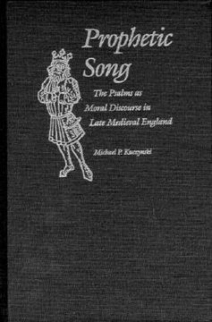 portada prophetic song: the psalms as moral discourse in late medieval england (en Inglés)