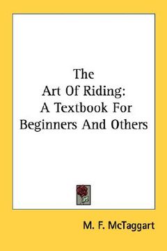portada the art of riding: a textbook for beginners and others