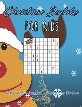 portada Christmas Sudoku For Kids: Christmas Sudoku For Kids (en Inglés)