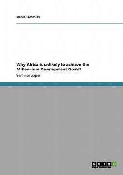 portada why africa is unlikely to achieve the millennium development goals? (en Inglés)