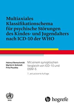 portada Multiaxiales Klassifikationsschema für Psychische Störungen des Kindes- und Jugendalters Nach Icd-10 (en Alemán)