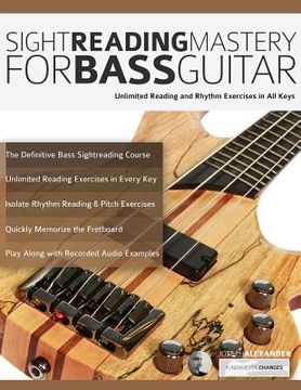 portada Sight Reading Mastery for Bass Guitar (en Inglés)