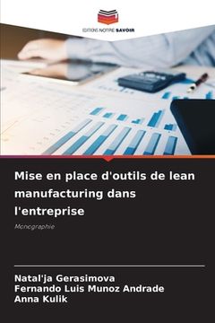 portada Mise en place d'outils de lean manufacturing dans l'entreprise (in French)