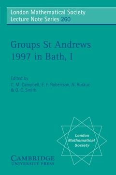 portada Groups st Andrews 1997 in Bath: Volume 1 Paperback (London Mathematical Society Lecture Note Series) (en Inglés)