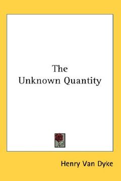 portada the unknown quantity (in English)