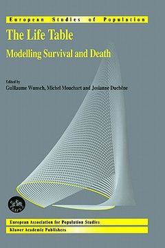 portada the life table: modelling survival and death (in English)