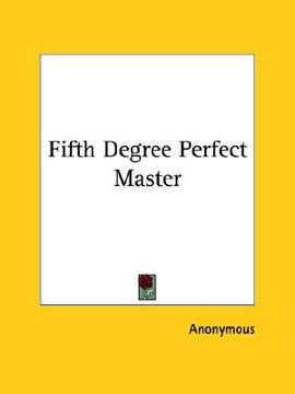 portada fifth degree perfect master (in English)