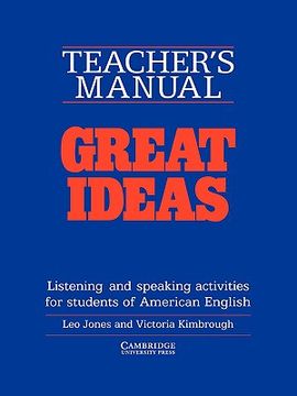 portada great ideas teacher's manual: listening and speaking activities for students of american english