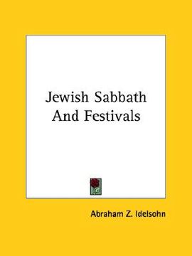 portada jewish sabbath and festivals (in English)
