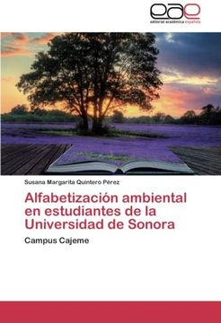 portada Alfabetizacion Ambiental En Estudiantes de La Universidad de Sonora