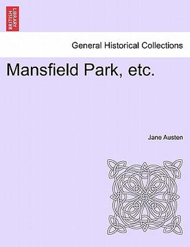 portada mansfield park, etc. (in English)