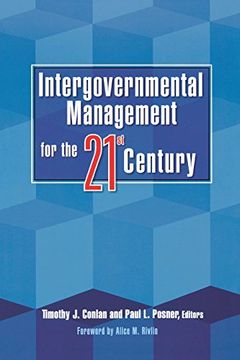 portada Intergovernmental Management for the 21St Century (en Inglés)
