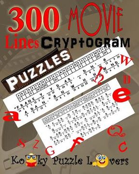 portada Cryptograms - Movie Lines, Volume 3, 300 Puzzles (in English)