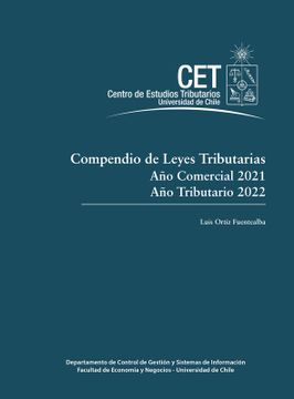 portada Compendio de Leyes Tributarias. Año Comercial 2021. Año Tributario 2022 (in Spanish)