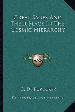 portada great sages and their place in the cosmic hierarchy (in English)
