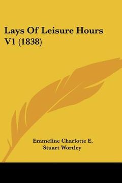 portada lays of leisure hours v1 (1838)