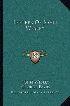 portada letters of john wesley (en Inglés)