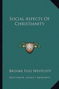 portada social aspects of christianity (in English)