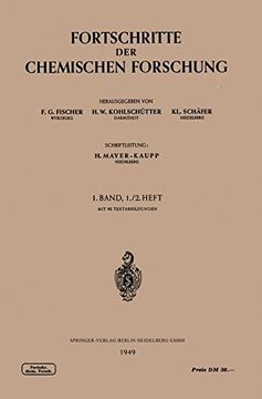 portada Fortschritte der Chemischen Forschung (Topics in Current Chemistry) (German Edition)