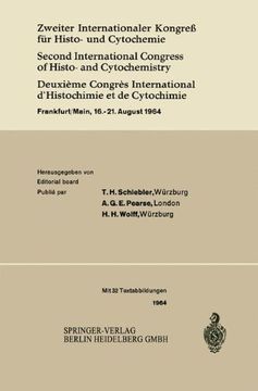 portada Zweiter Internationaler Kongreß für Histo- und Cytochemie / Second International Congress of Histo- and Cytochemistry / Deuxième Congrès International ... Frankfurt/Main, 16.-21. August 1964