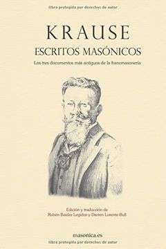 portada Krause Escritos Masónicos: Los Tres Documentos más Antiguos de la Francmasonería