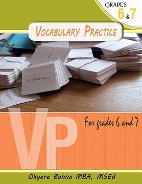 portada vocabulary practice exercise for grades 6 & 7 (en Inglés)