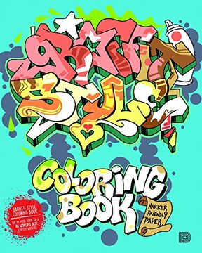 portada Graffiti Style Coloring Book (in English)
