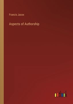 portada Aspects of Authorship (in English)