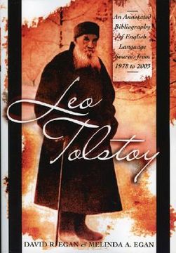 portada leo tolstoy: an annotated bibliography of english language sources from 1978 to 2003 (en Inglés)