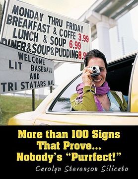 portada more than 100 signs that prove... nobody's "purrfect"!