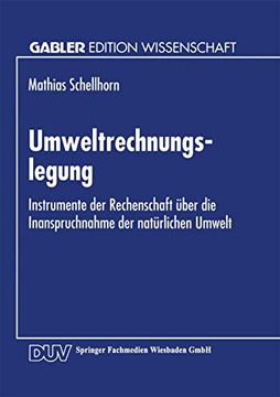 portada Umweltrechnungslegung: Instrumente der Rechenschaft Über die Inanspruchnahme der Natürlichen Umwelt (in German)