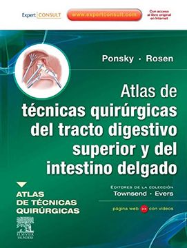 portada Atlas de Técnicas Quirúrgicas del Tracto Digestivo Superior y del Intestino Delgado (in Spanish)