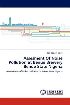 portada assesment of noise pollution at benue brewery benue state nigeria (en Inglés)