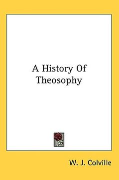 portada a history of theosophy (en Inglés)