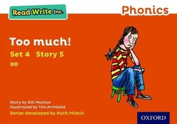 Libro Read Write Inc. Phonics: Orange set 4 Storybook 5 too Much (Read ...