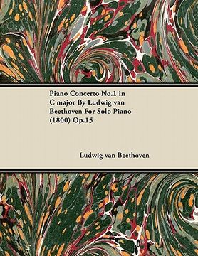 portada piano concerto no.1 in c major by ludwig van beethoven for solo piano (1800) op.15 (in English)