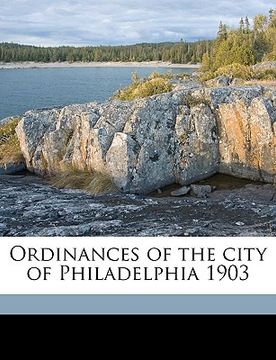 portada ordinances of the city of philadelphia 1903