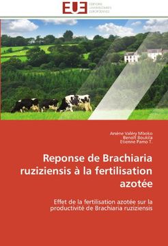 portada Reponse de Brachiaria Ruziziensis a la Fertilisation Azotee