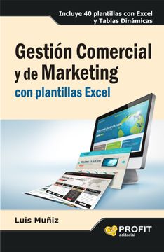 portada Gestión Comercial y de Marketing con Plantillas Excel (in Spanish)