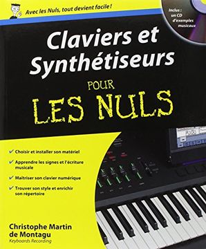 portada Claviers et Synthétiseurs Pour les Nuls + cd (en Francés)