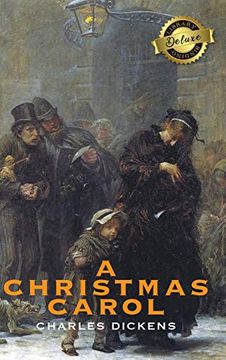portada A Christmas Carol (Deluxe Library Binding) (Illustrated) (en Inglés)