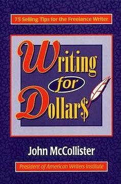 portada writing for dollars (in English)