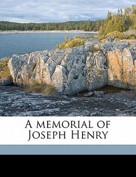 portada a memorial of joseph henry (en Inglés)