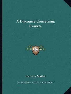 portada a discourse concerning comets (en Inglés)
