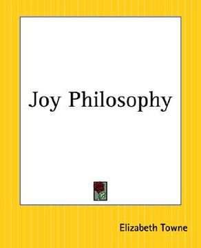 portada joy philosophy (en Inglés)