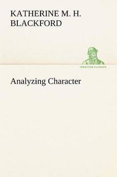 portada analyzing character (en Inglés)