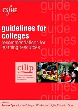 portada Cilip Guidelines for Colleges: Recommendations for Learning Resources (en Inglés)