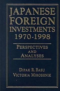 portada japanese foreign investments, 1970-1998: perspectives and analyses (en Inglés)