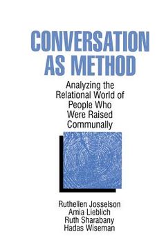 portada conversation as method: analyzing the relational world of people who were raised communally (en Inglés)